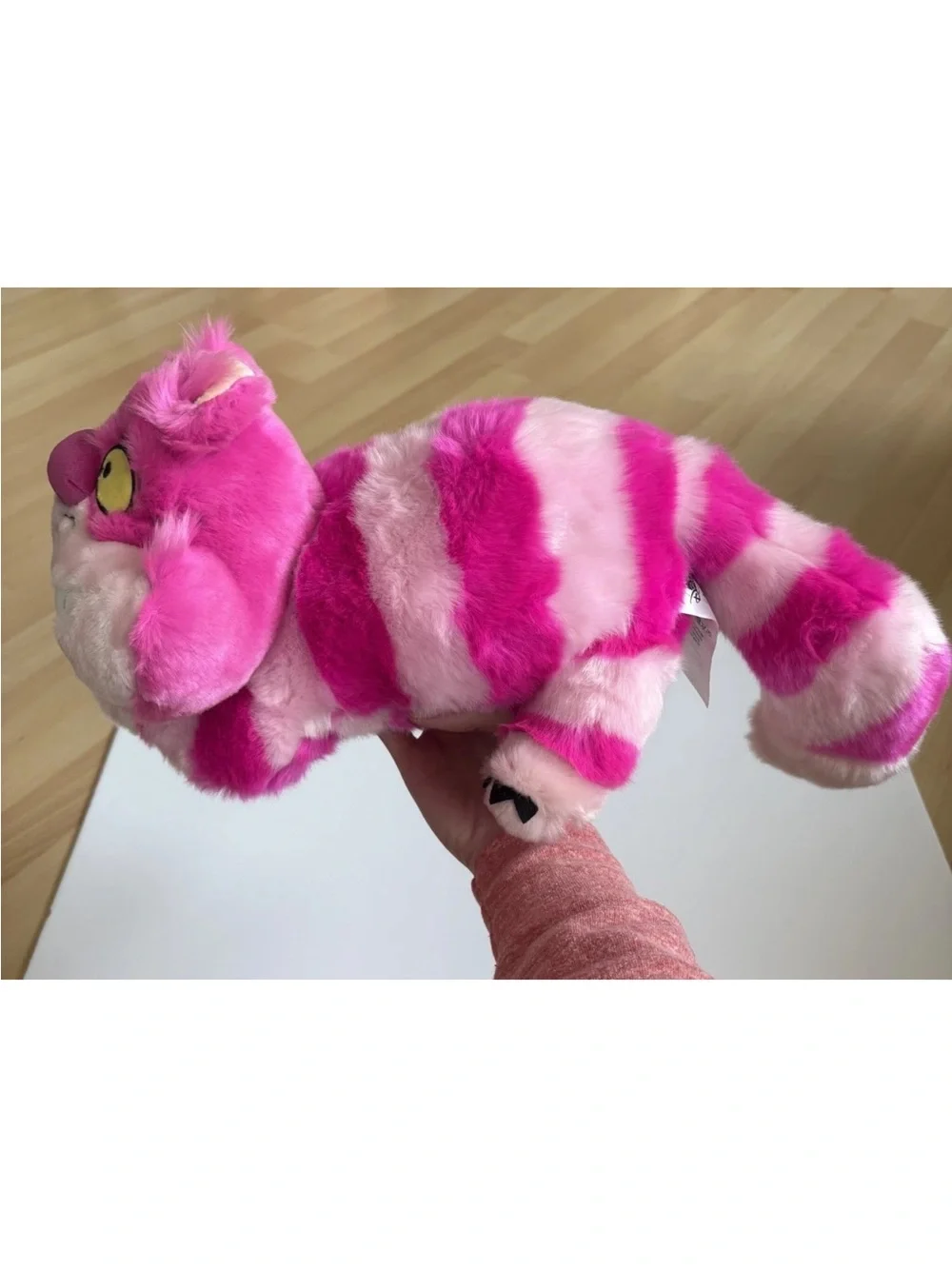 Pink CHESHIRE CAT from Alice In Wonderland Disney Store Plush Stuffed Animal